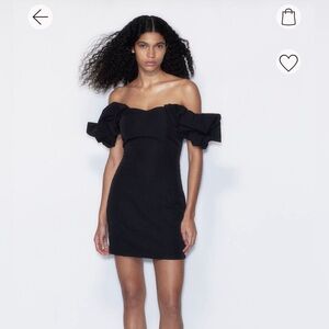 NWT H&M Black Off-the-Shoulder Dress Size XL